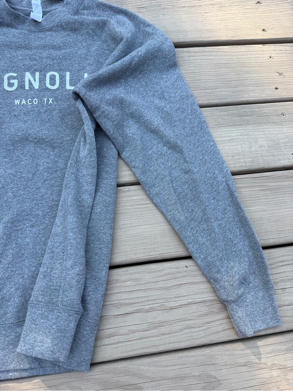 Magnolia Waco TX Gray Crewneck Sweatshirt - Picture 7 of 11